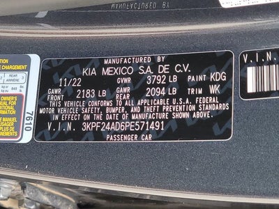 2023 Kia Forte LXS