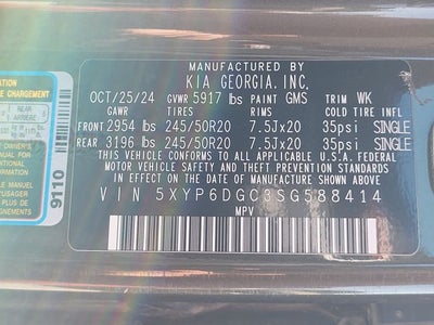 2025 Kia Telluride S