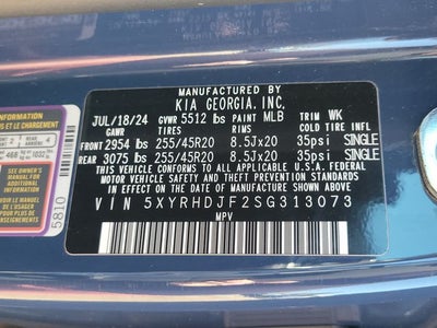 2025 Kia Sorento X-Line EX