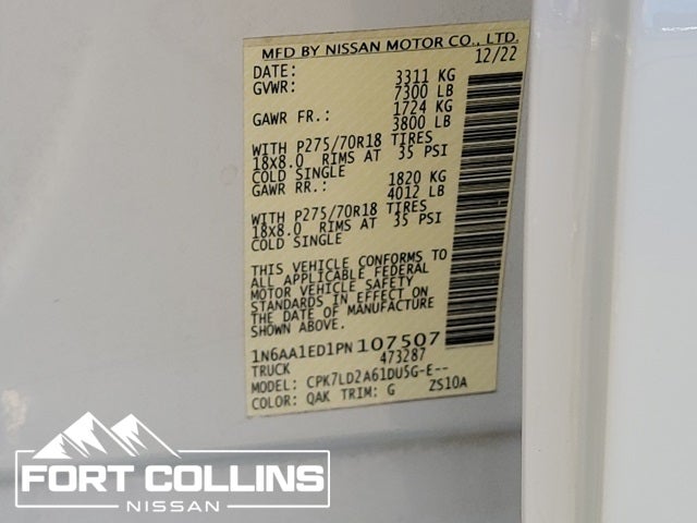 2023 Nissan Titan PRO-4X