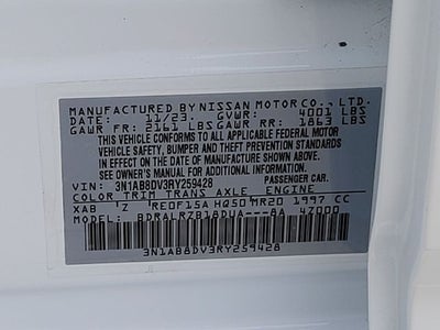 2024 Nissan Sentra SR