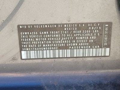 2016 Volkswagen Golf SportWagen S