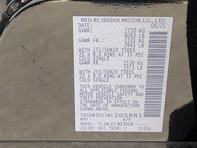 2024 Nissan Pathfinder Platinum