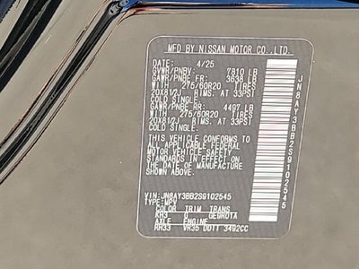 2025 Nissan Armada SL